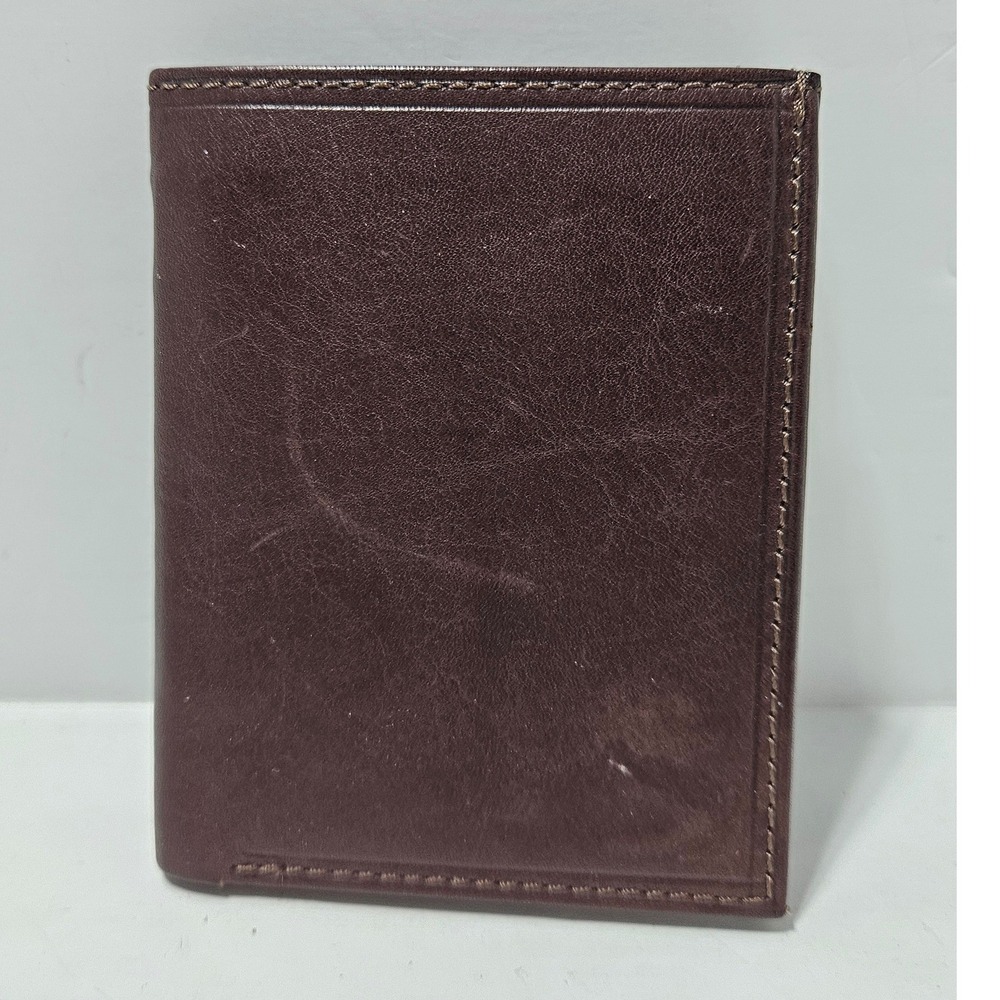 Paul & Taylor Bifold Wallet Brown Genuine Leather Hand Crafted